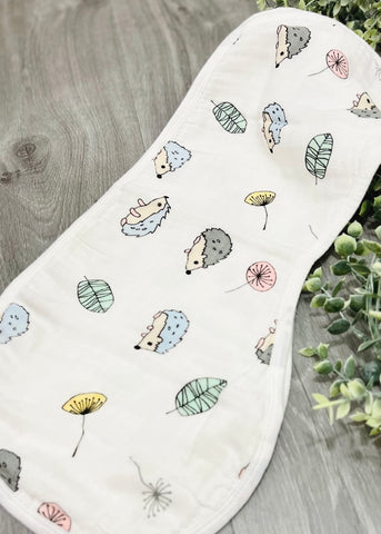 Convertible Hedgehog Burp Cloth