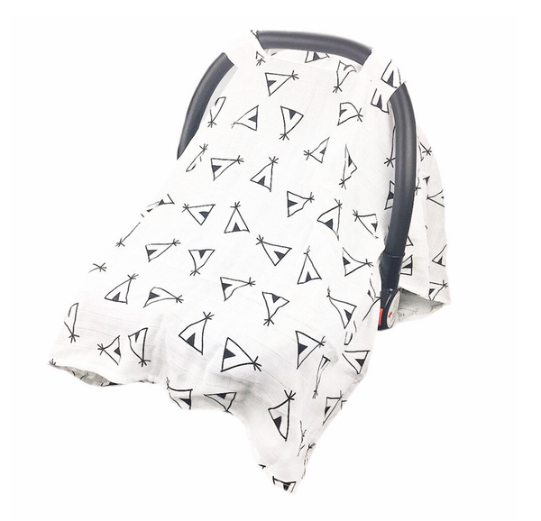 Muslin Car Seat Canopy