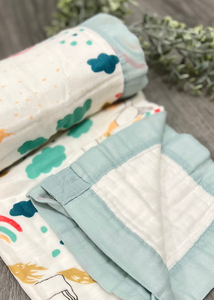 Muslin Unicorn Quilt