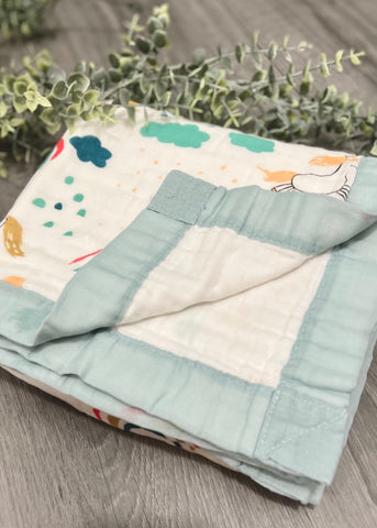 Muslin Unicorn Quilt