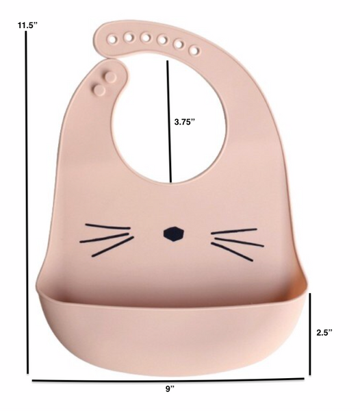 Silicone Kitty Bib